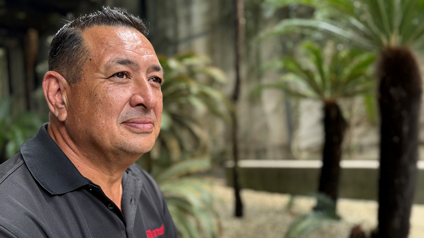 Fit, 53-year-old man looking off into the distance